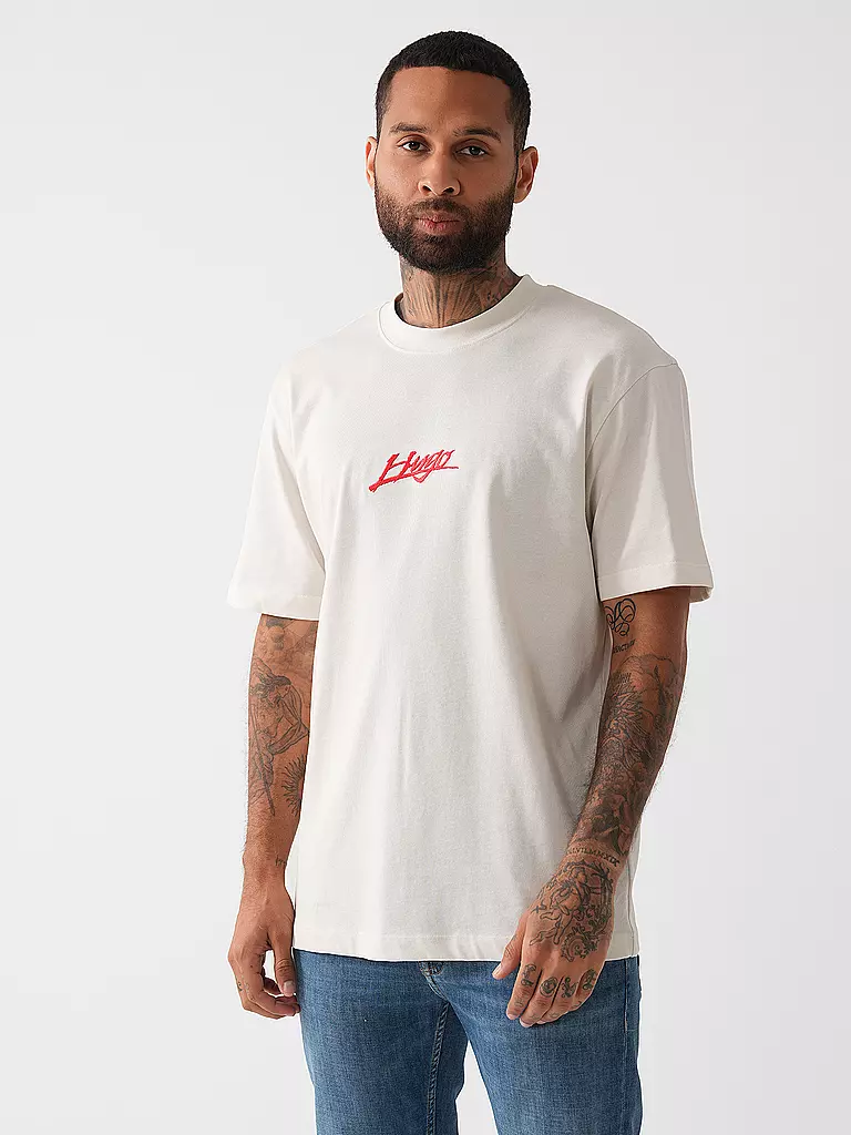 HUGO | T-Shirt DLOGOTEE | Blanc