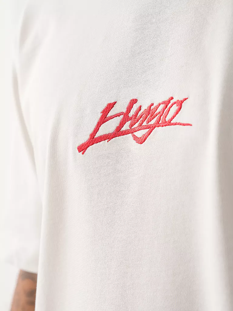 HUGO | T-Shirt DLOGOTEE | Blanc