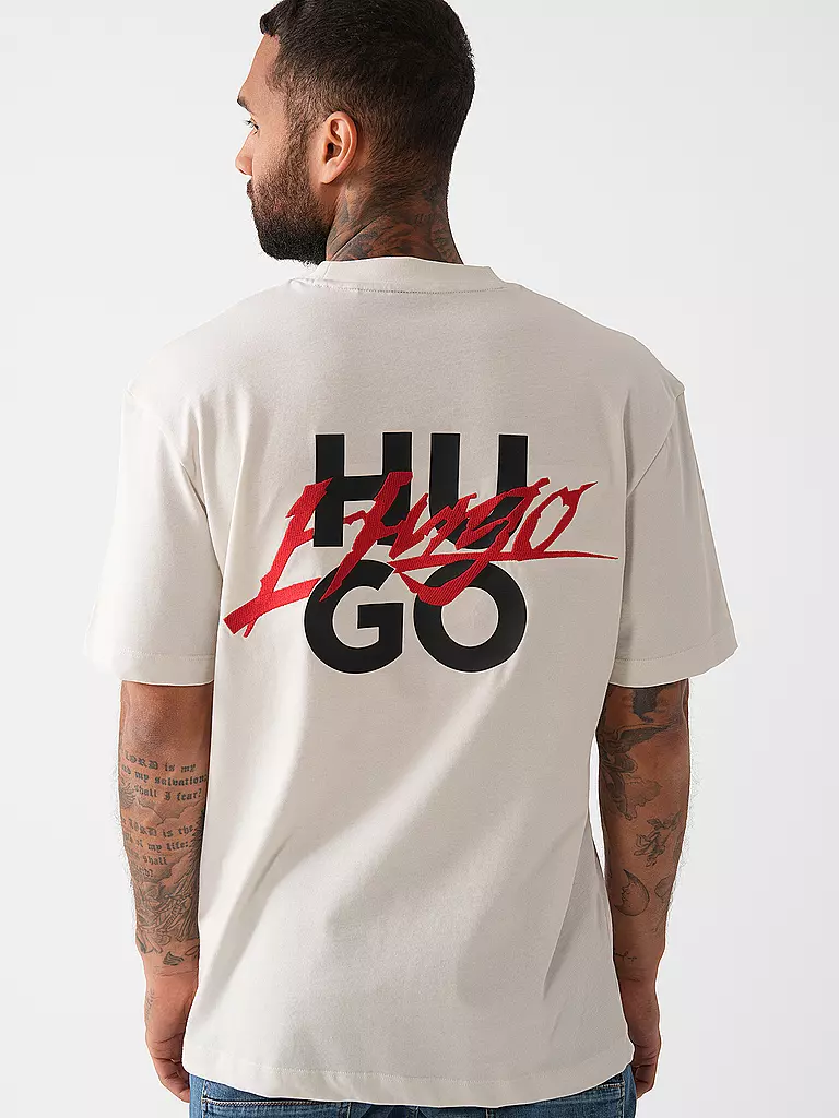 HUGO | T-Shirt DLOGOTEE | Blanc