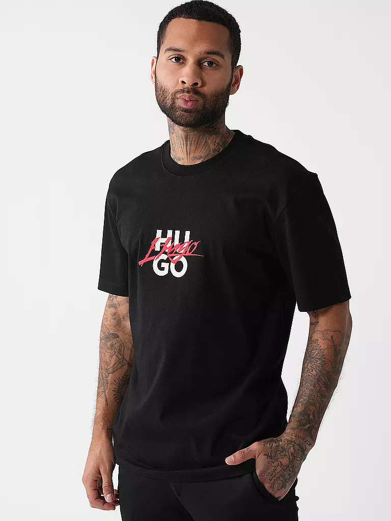 HUGO | T-Shirt DLONGNY | Noir
