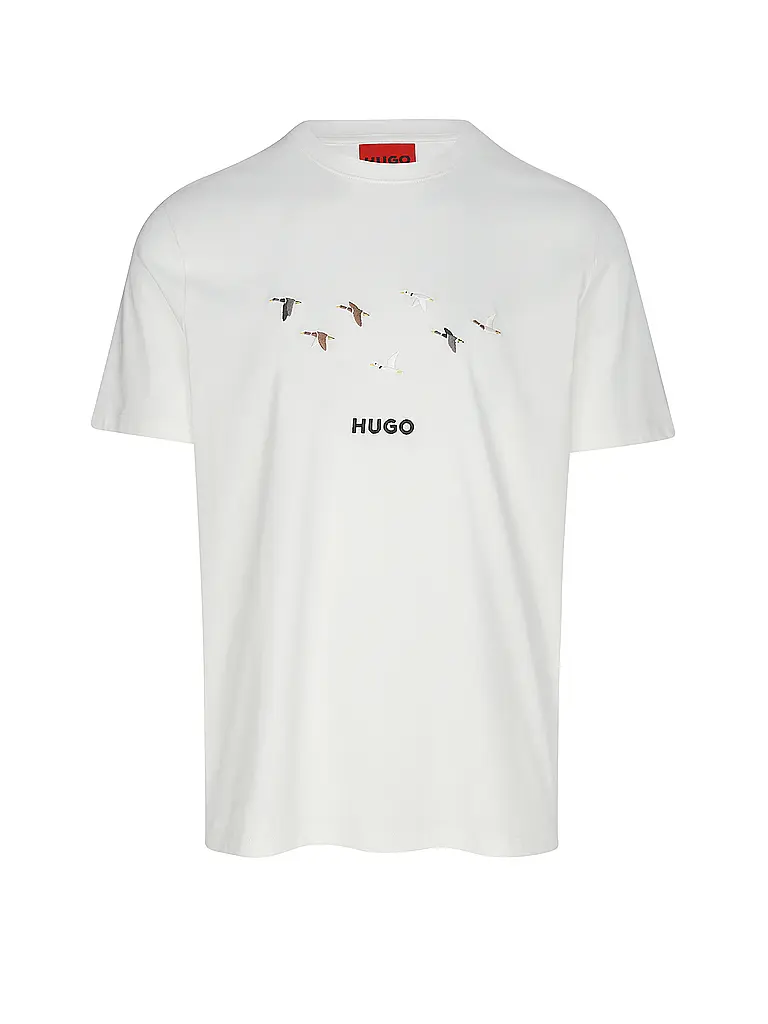 HUGO | T-Shirt DUGOLINI | creme