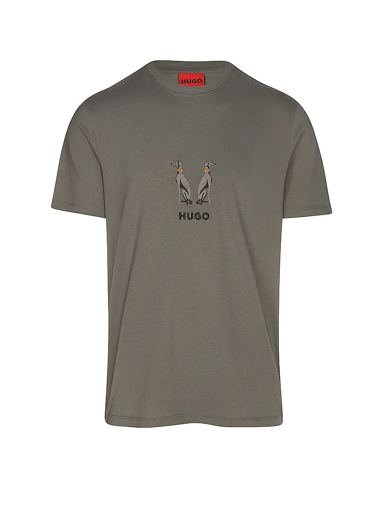 HUGO | T-Shirt DUGOLINI | grau