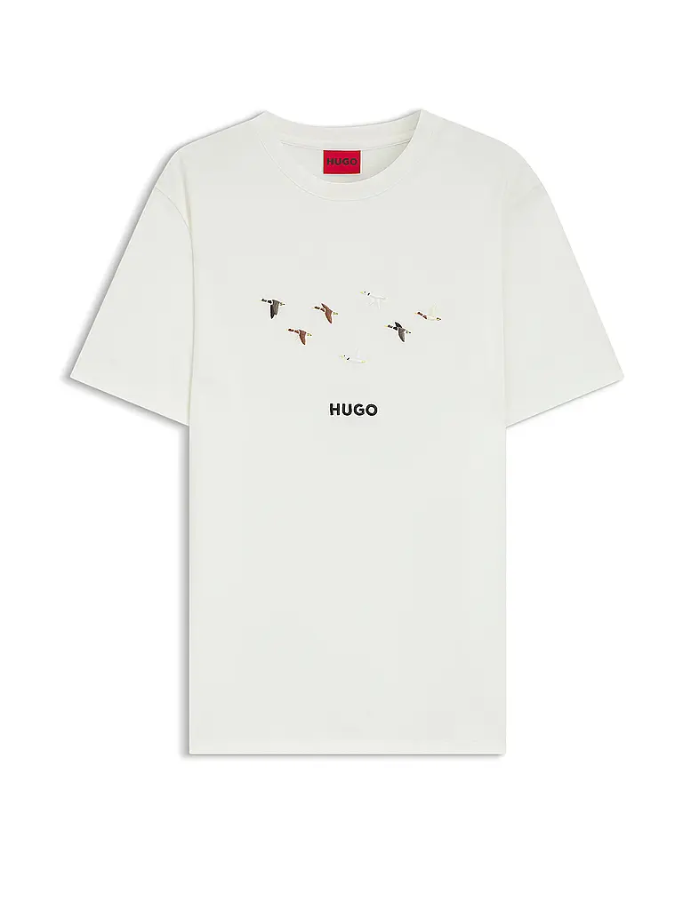 HUGO | T-Shirt DUGOLINI | creme