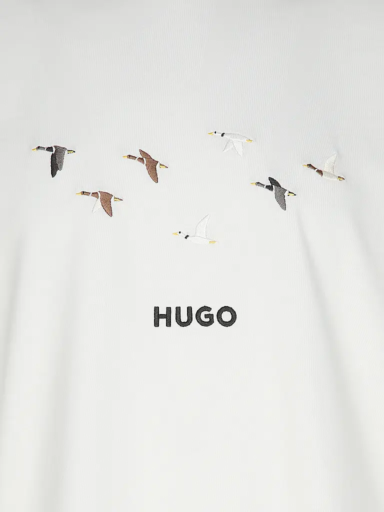 HUGO | T-Shirt DUGOLINI | creme