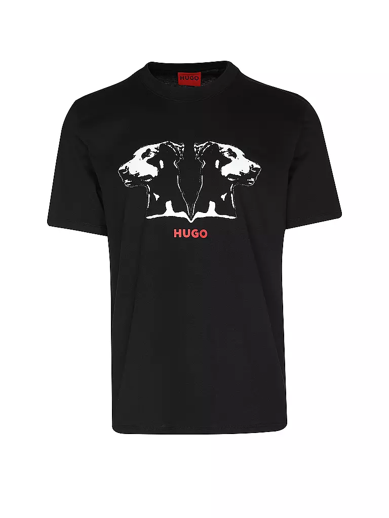 HUGO | T-Shirt DULIVIO | schwarz