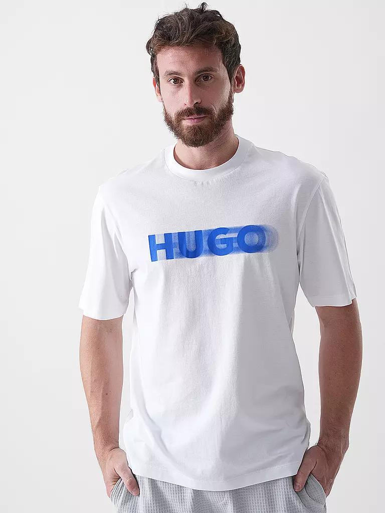 HUGO | T-Shirt NALAX | Blanc