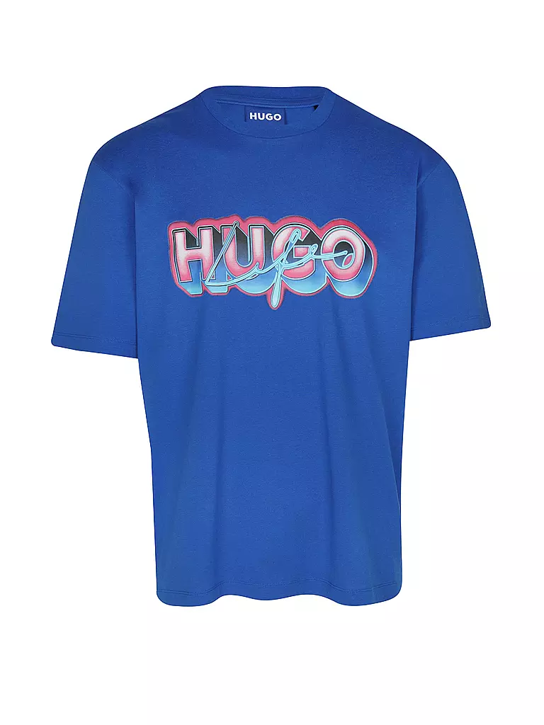 HUGO | T-Shirt NILLUMI | Bleu