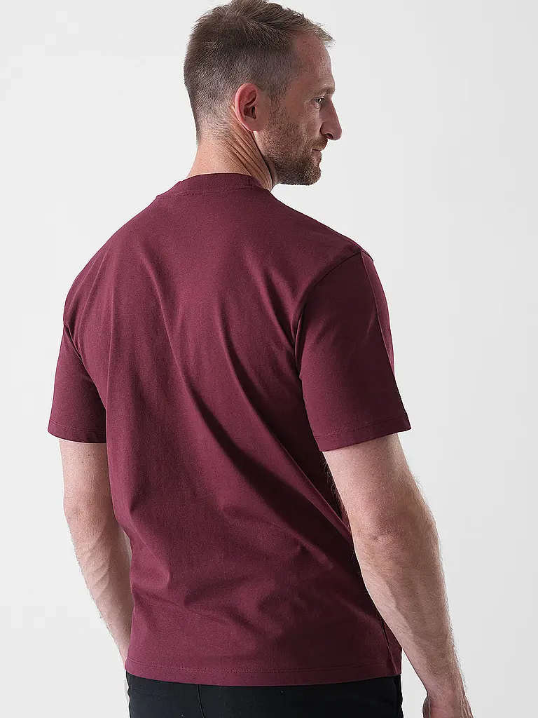 HUGO | T-shirt | dunkelrot