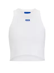 HUGO | Top Cropped Fit  | Blanc