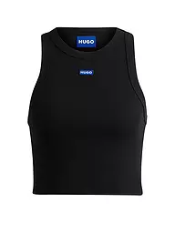 HUGO | Top Cropped Fit  | Noir