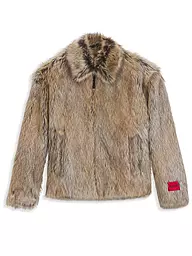 HUGO | Veste aspect fourrure BRYAN | Marron