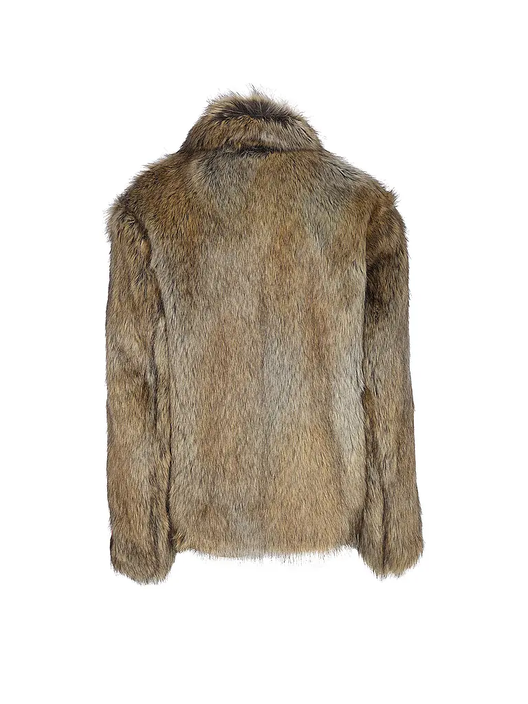 HUGO | Veste aspect fourrure BRYAN | Marron