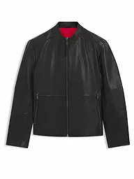 HUGO | Veste en cuir LOKIS-3 | Noir