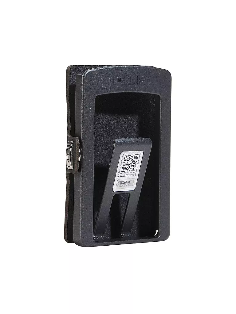 I-CLIP | Étui à cartes SOFT TOUCH | Noir