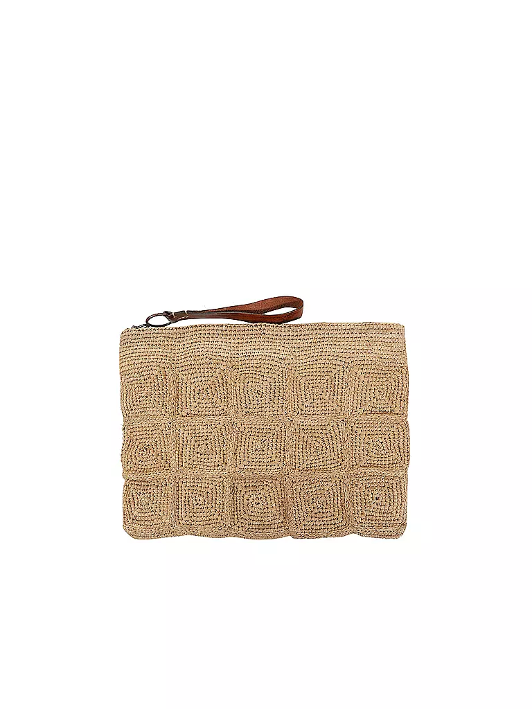 IBELIV | Pochette en paille - Clutch TANALA | Beige