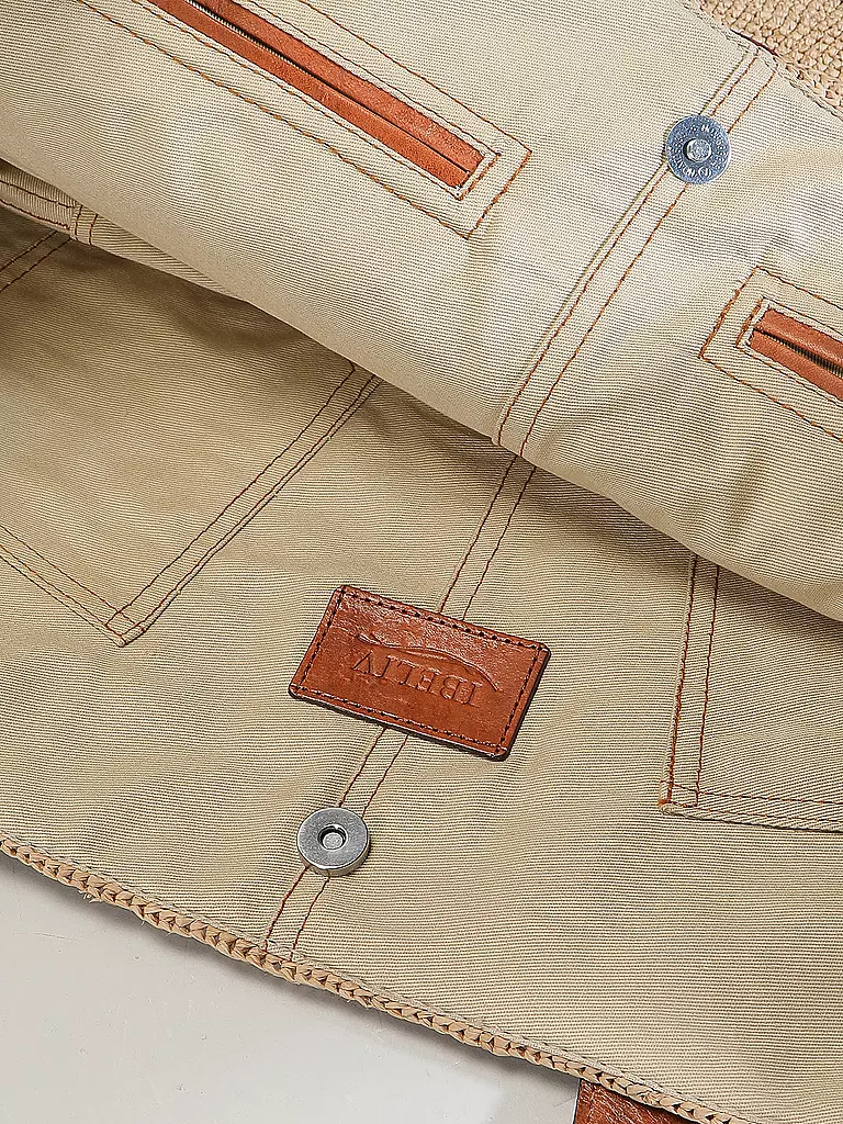 IBELIV | Strohtasche - Shopper LAZA II | Beige