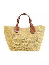 IBELIV | Strohtasche - Shopper TOKYO II | Jaune
