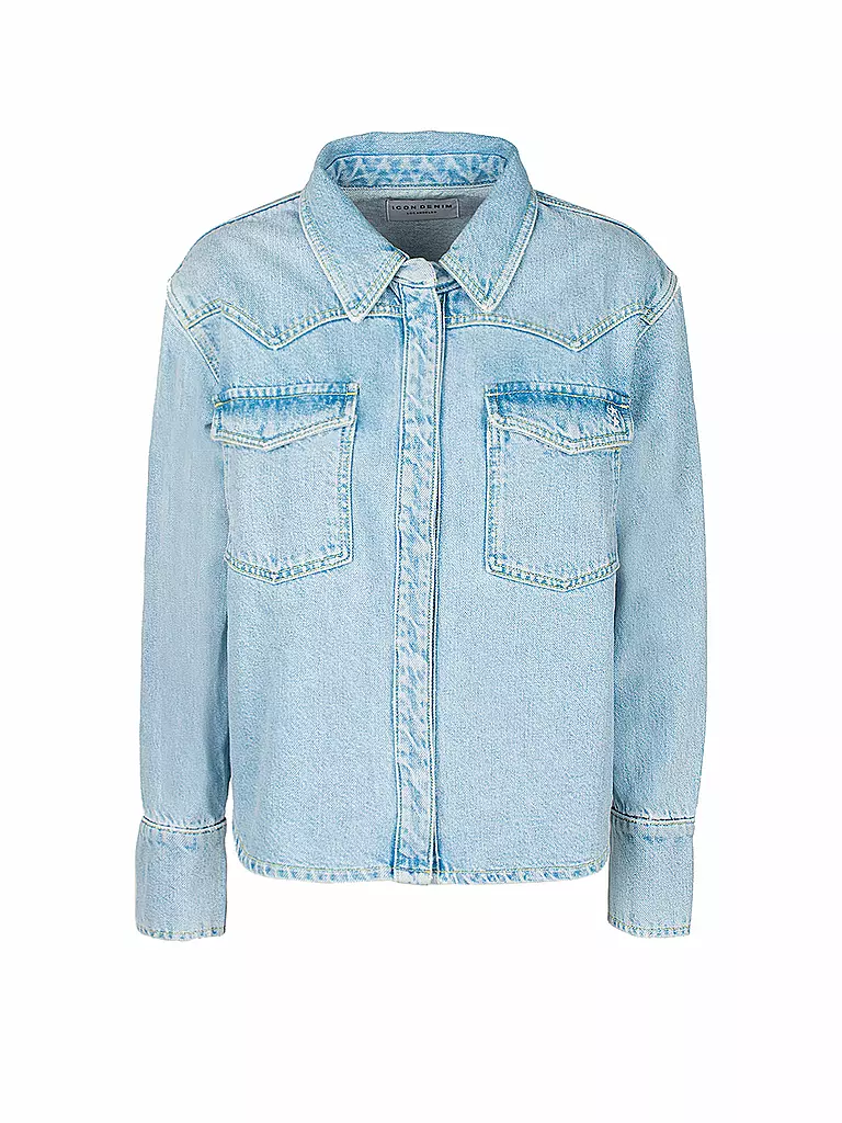 ICON DENIM | Blouse en jean NORAH | Bleu clair