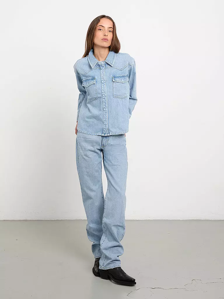 ICON DENIM | Blouse en jean NORAH | Bleu clair