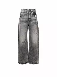 ICON DENIM | Jeans Coupe Évasée POPPY | Gris