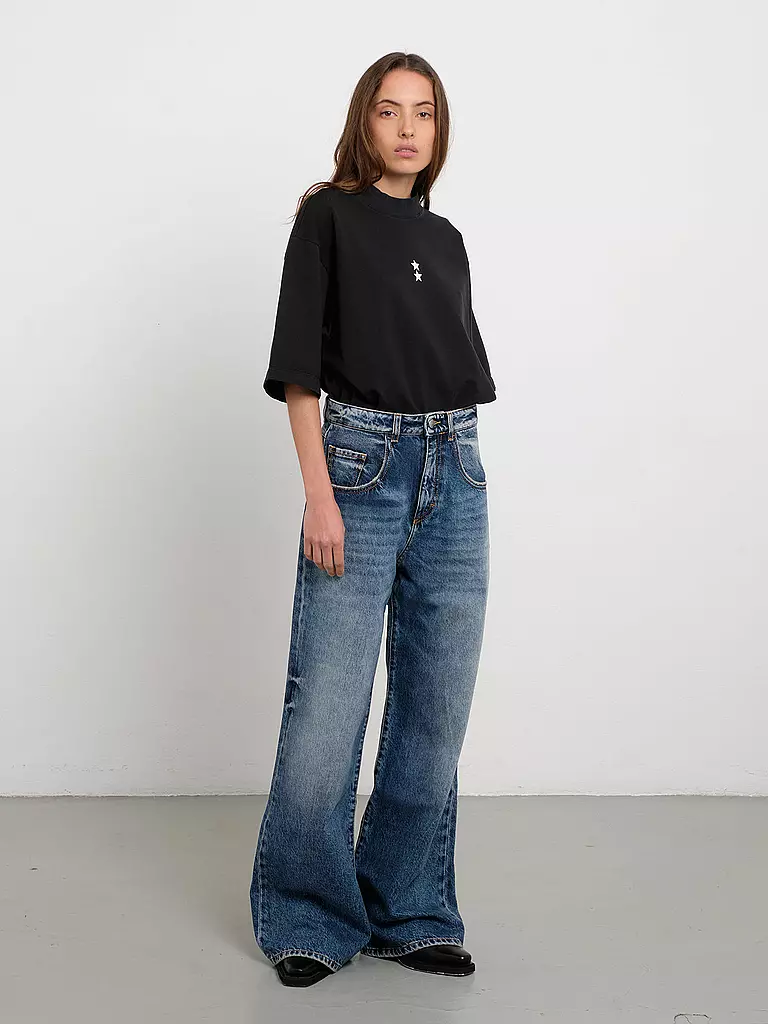 ICON DENIM | Jeans Coupe Évasée | dunkelblau