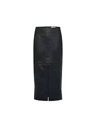 IN WEAR | Jupe en cuir KAMAIW | Noir