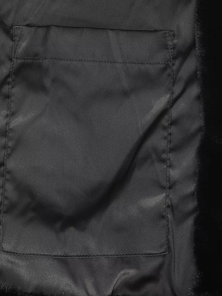 IN WEAR | Veste aspect fourrure YONEKOIW | Noir