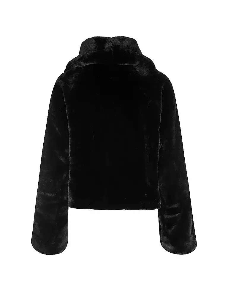 IN WEAR | Veste aspect fourrure YONEKOIW | Noir