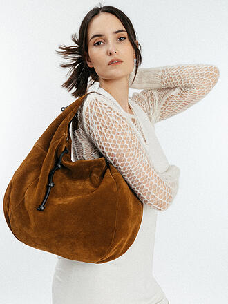 INA KENT | Sac en cuir - Hobo Bag MIOW ED.1 SUEDE