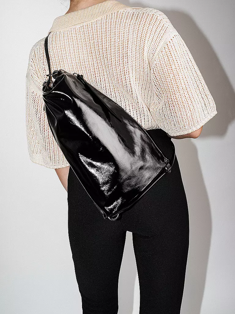 INA KENT | Ledertasche - Umhängetasche DINKUM ed.2 | Noir