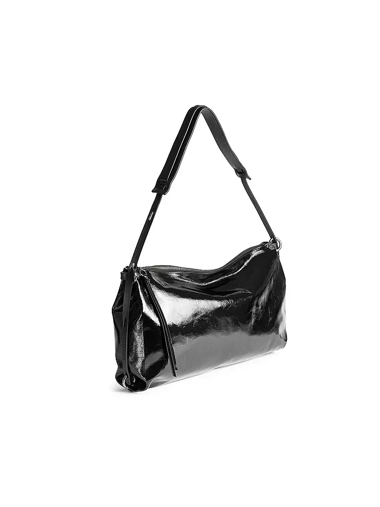 INA KENT | Ledertasche - Umhängetasche DINKUM ed.2 | Noir