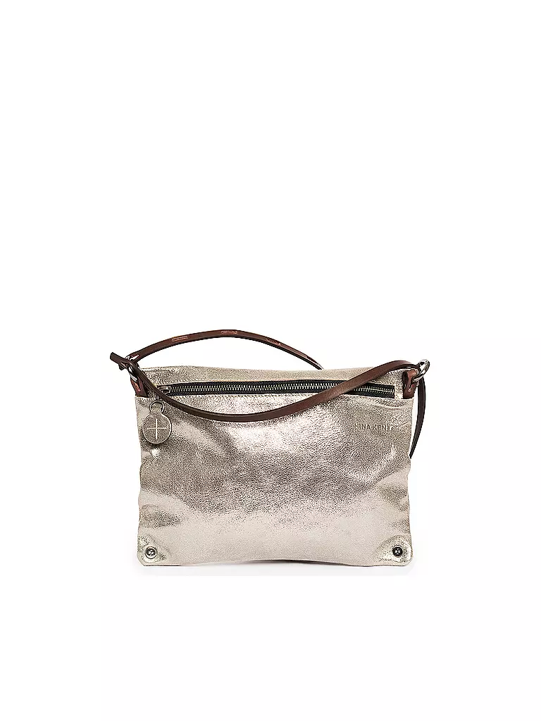INA KENT | Ledertasche - Umhängetasche MOONLIT Ed. 1 | Crème