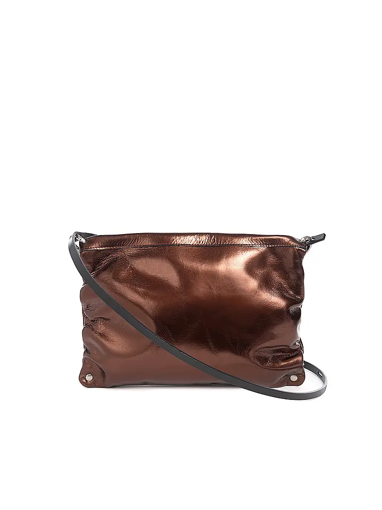 INA KENT | Ledertasche - Umhängetasche MOONLIT ed.1 | Marron