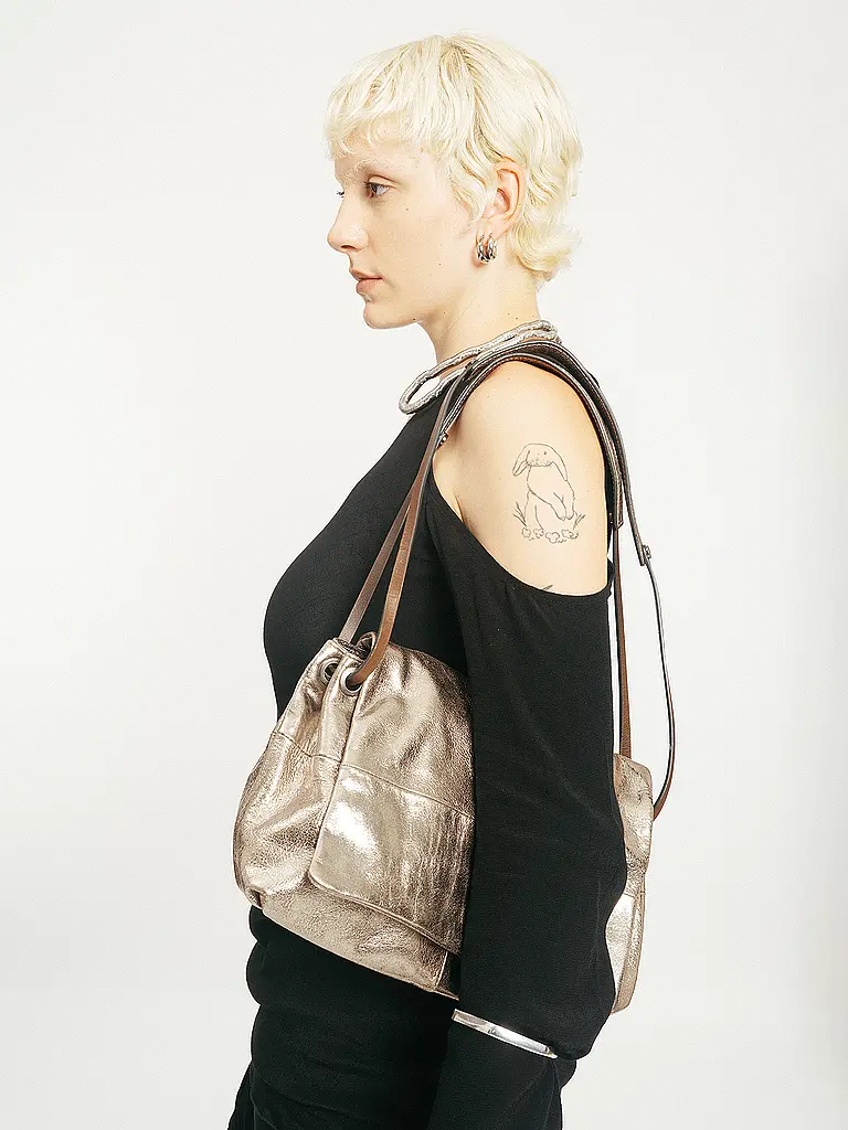INA KENT | Sac en cuir - Sac bandoulière EILEEN ED. 1 | silber