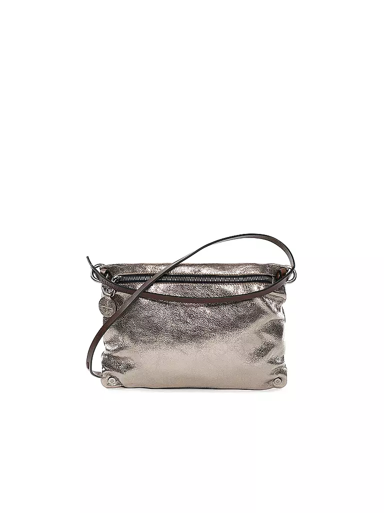 INA KENT | Sac en cuir - Sac bandoulière MOONLIT Ed. 1 | Argent