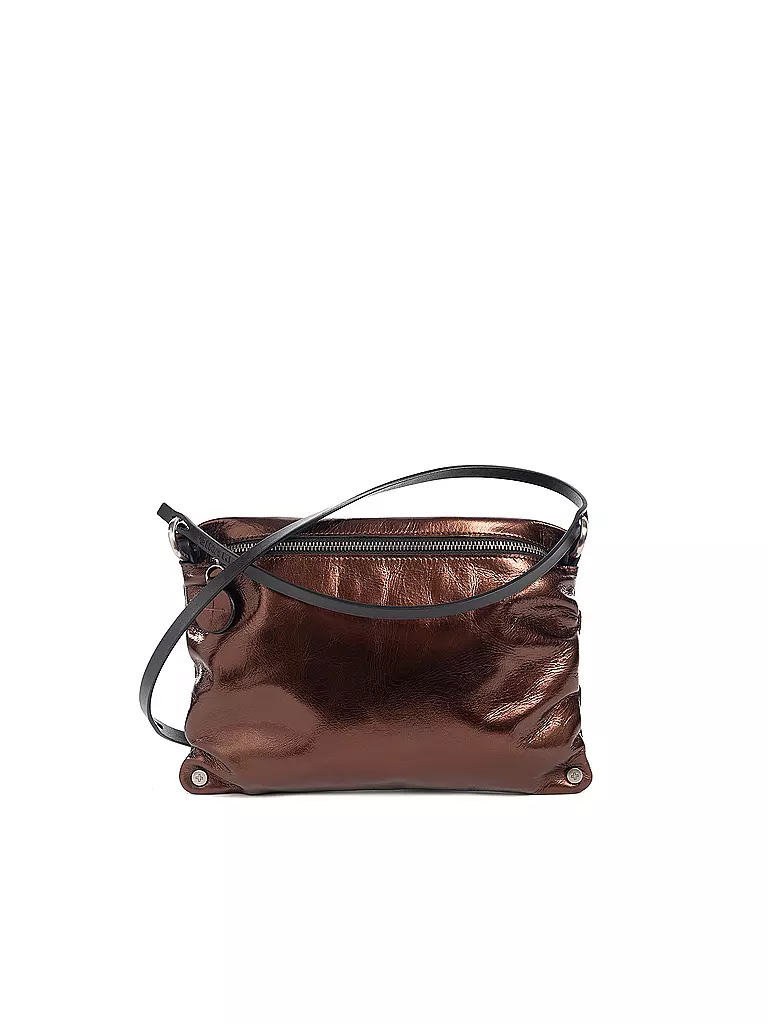 INA KENT | Sac en cuir - Sac bandoulière MOONLIT Ed. 1 | Marron