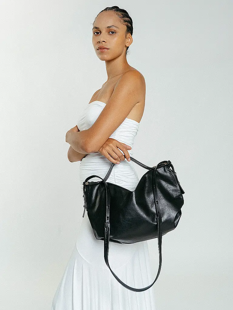 INA KENT | Sac en cuir - Sac bandoulière ROVE Ed. 1 | Noir