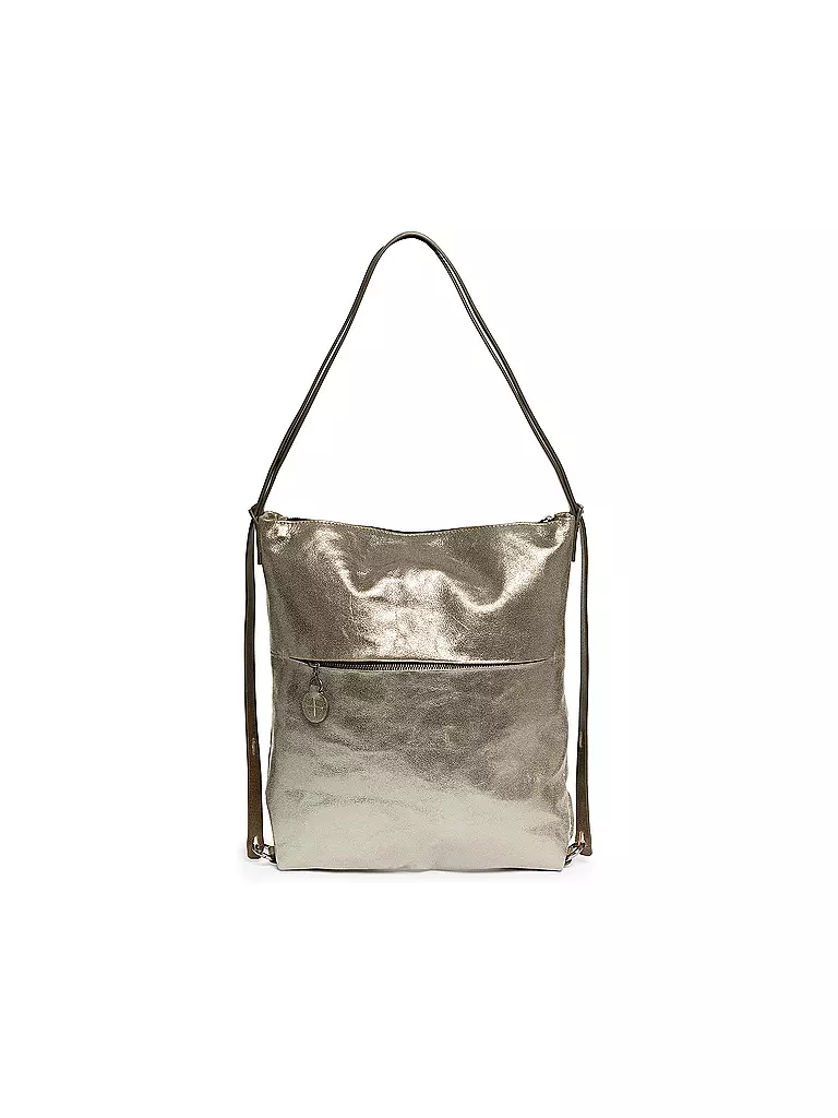 INA KENT | Sac en cuir - Sac bandoulière SHER ED. 1 | Argent