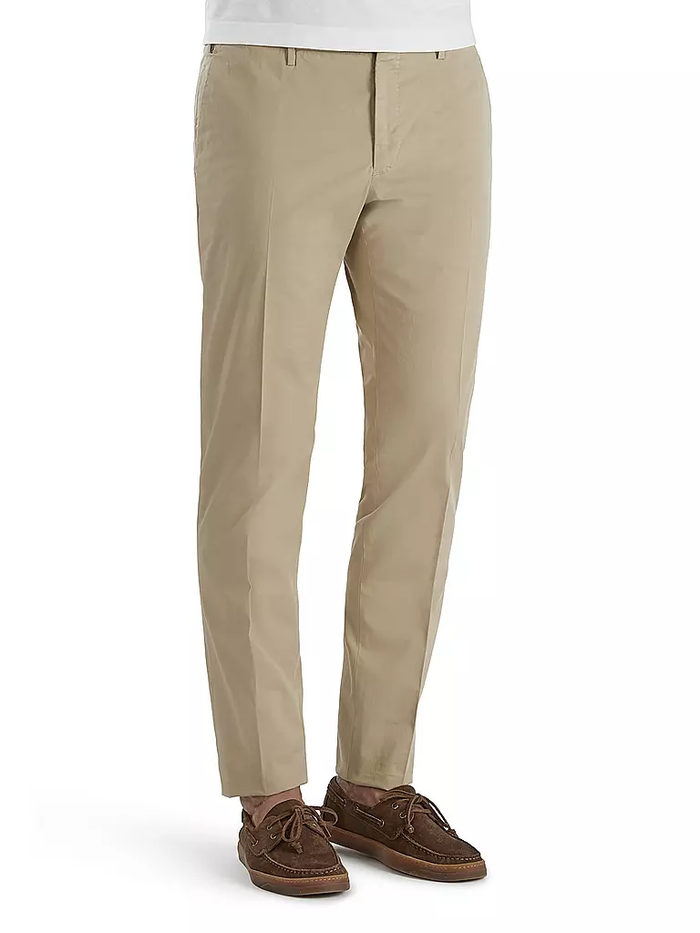 INCOTEX | Chino Coupe Slim | hellbraun