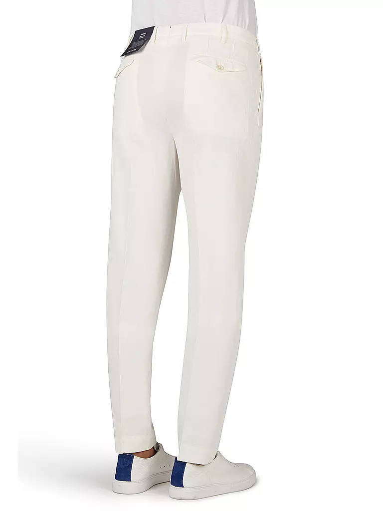 INCOTEX | Chino Tapered Fit | Blanc