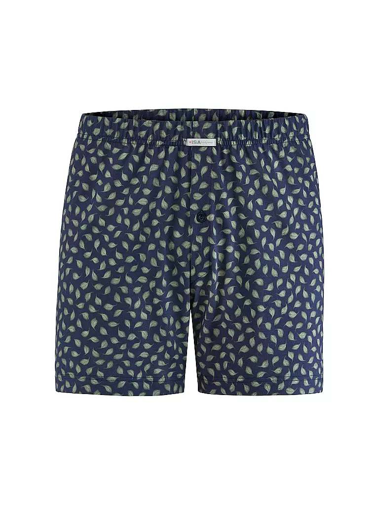 ISA | Boxershorts olive à motifs | 
