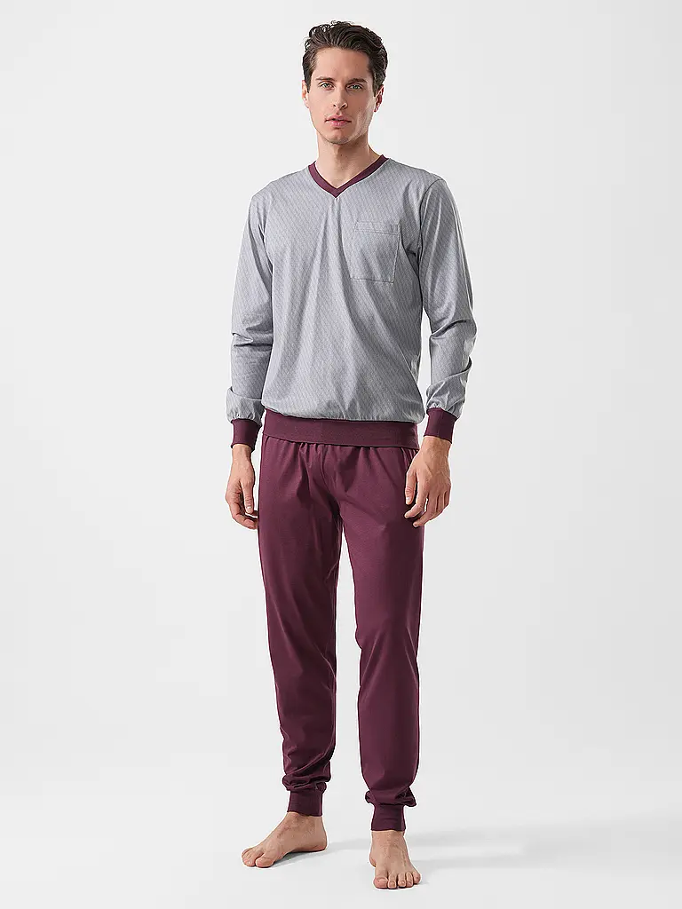 ISA | Nom du produit: Pyjama | Rouge foncé