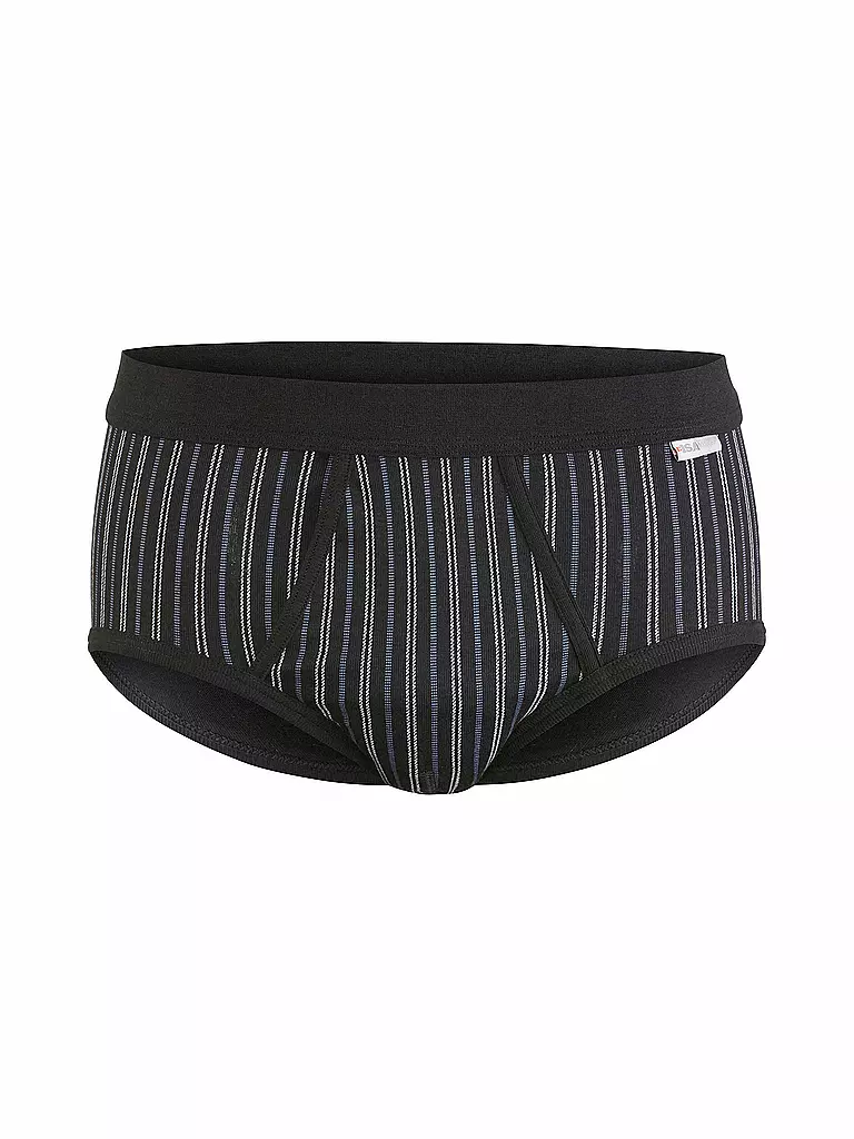 ISA | Slip JACK bleu foncé à motifs. | blau