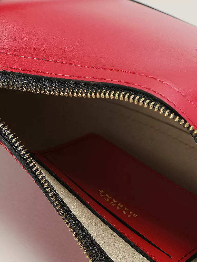 ISABEL MARANT | Sac en cuir - Sac bandoulière OSKAN MOON | Rouge
