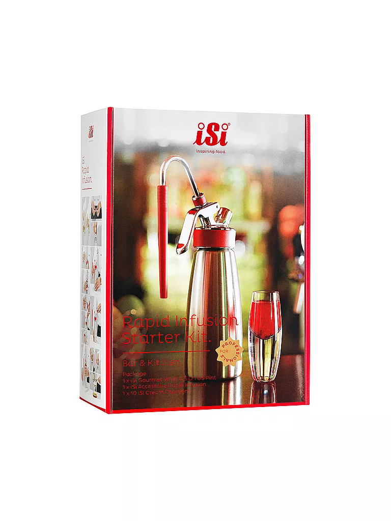 ISI | Gourmet Whip 0,5 L Rapid Infusion | Argent