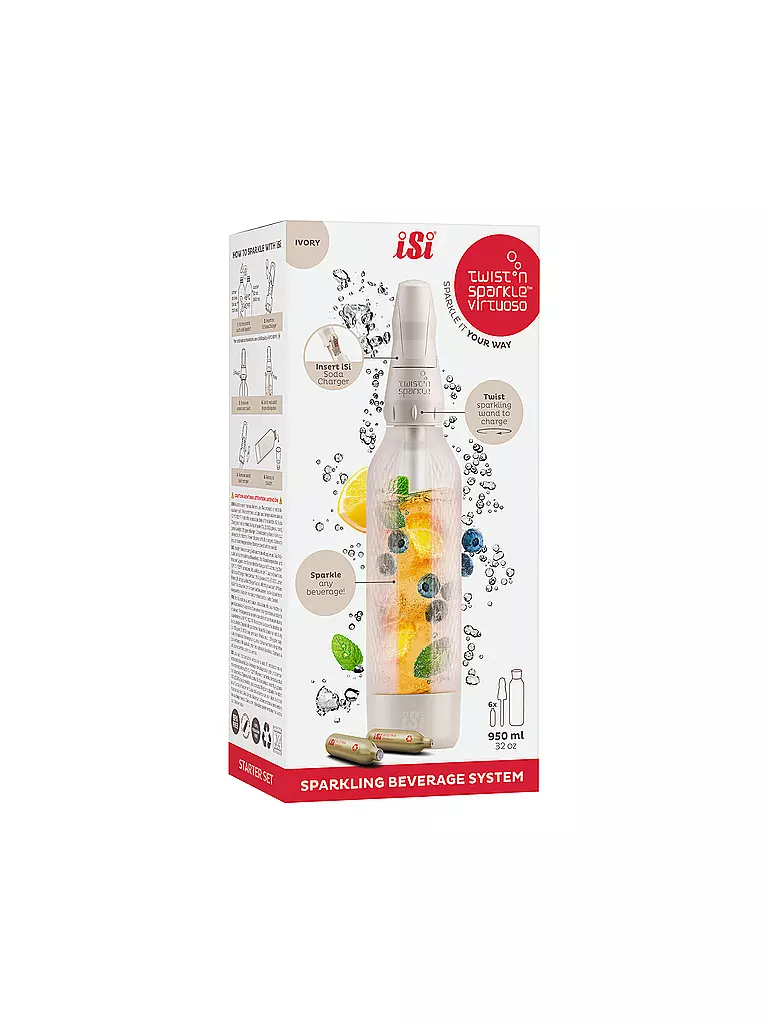 ISI | Kit de démarrage TWIST'N SPARKLE VIRTUOSO 0,95 l Ivoire | 