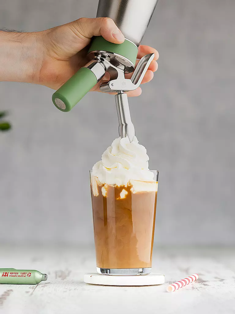 ISI | Siphon à crème GREEN WHIP ECO 0,5l Inox / Vert | silber