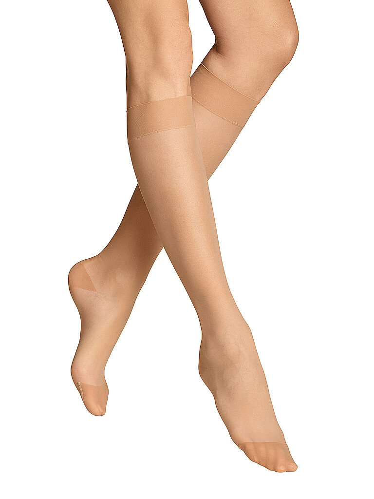 Chaussettes hautes - Knee-High Invisible 15DEN (Poudre) beige 39-41