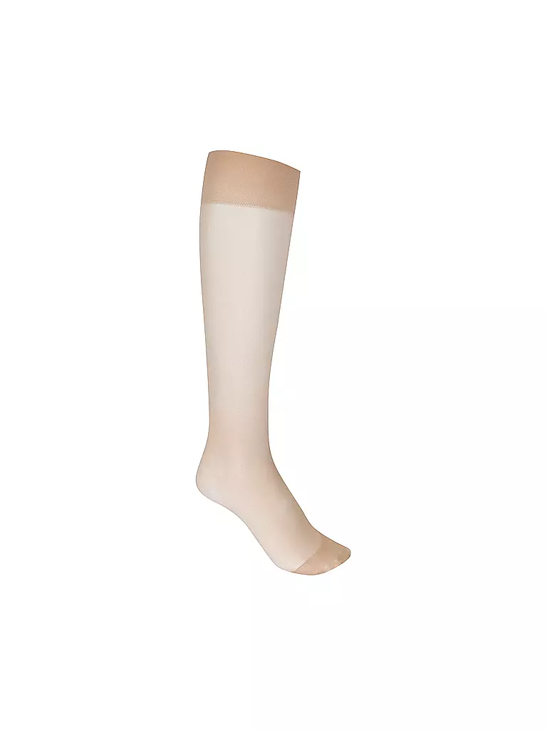 ITEM M6 | Chaussettes hautes INVISIBLE 15 Den ivoire | Beige