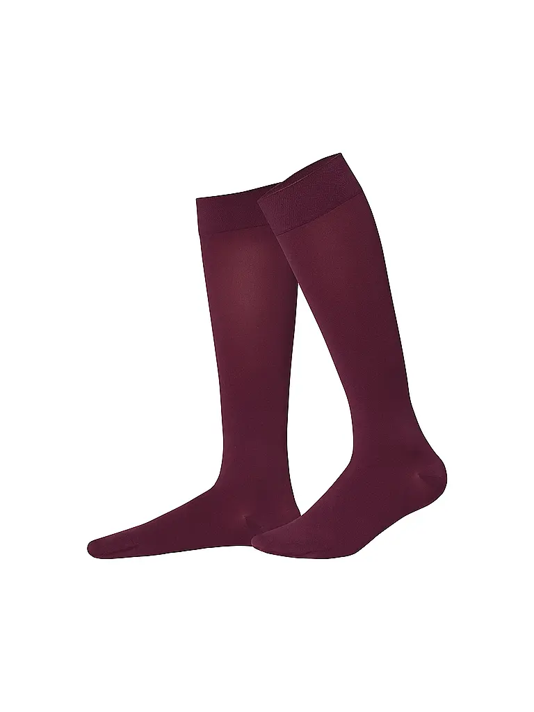ITEM M6 | Kniestrümpfe CONSCIOUS 50 DEN | Rouge foncé